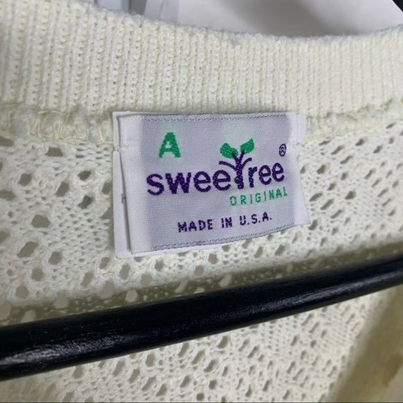 Vintage 90's Sweetree Loose Knit Cardigan Small - Picture 9 of 11